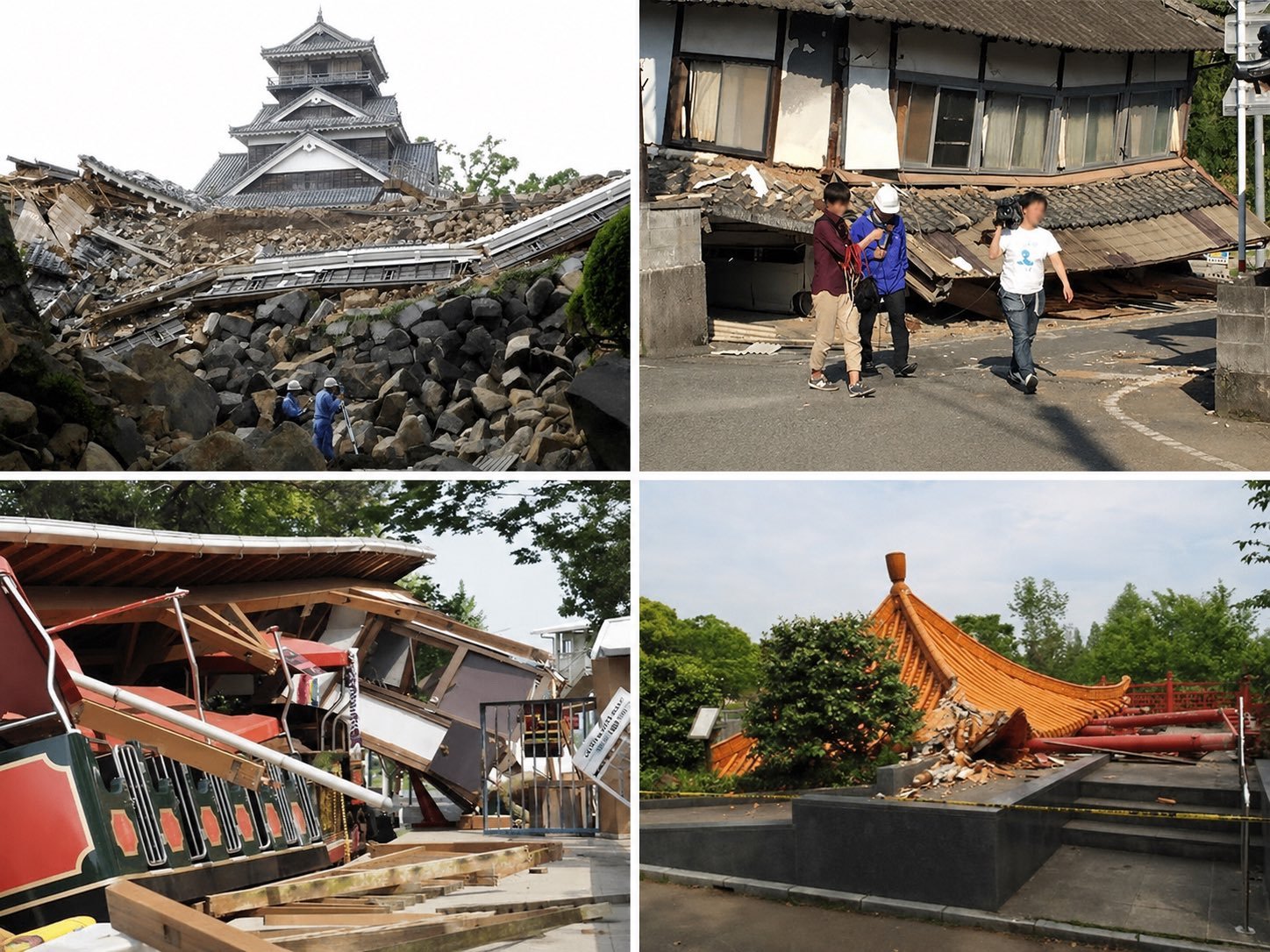 Terremoto de magnitud 7.1 sacude el suroeste de Japón; deja muertos, cientos de heridos y un centro comercial colapsado