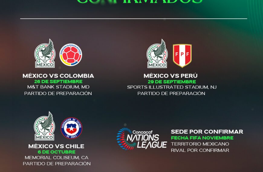 Selección de México inicia en EEUU la era Rafa Márquez; confirman los primeros partidos amistosos de la próxima fecha FIFA
