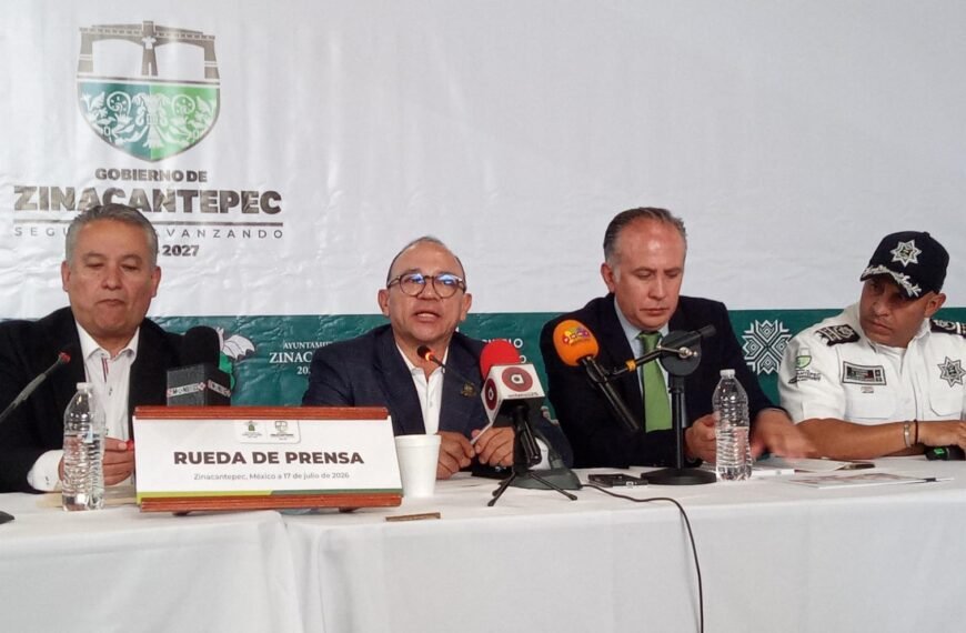 Manuel Vilchis destaca avances en seguridad y anuncia crecimiento de servicios de rehabilitación en Zinacantepec
