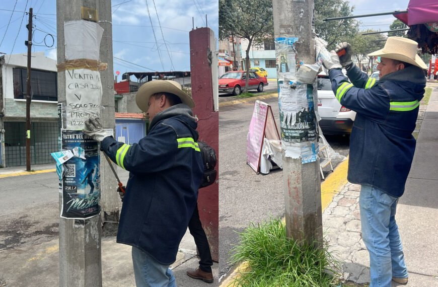 #Metepec retira publicidad no autorizada para reducir la contaminación visual y proteger la imagen del Pueblo Mágico