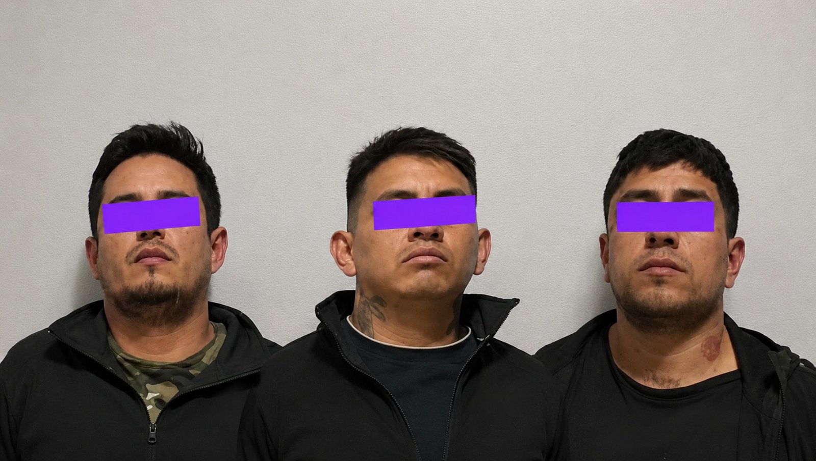 Caen tres tras reporte de disparos en San Mateo Atenco; hallan más de 170 dosis de estupefacientes