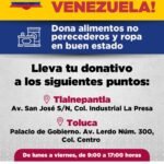 Instalan centros de acopio en Toluca y Tlalnepantla para apoyar a damnificados en Venezuela w2_15399_2