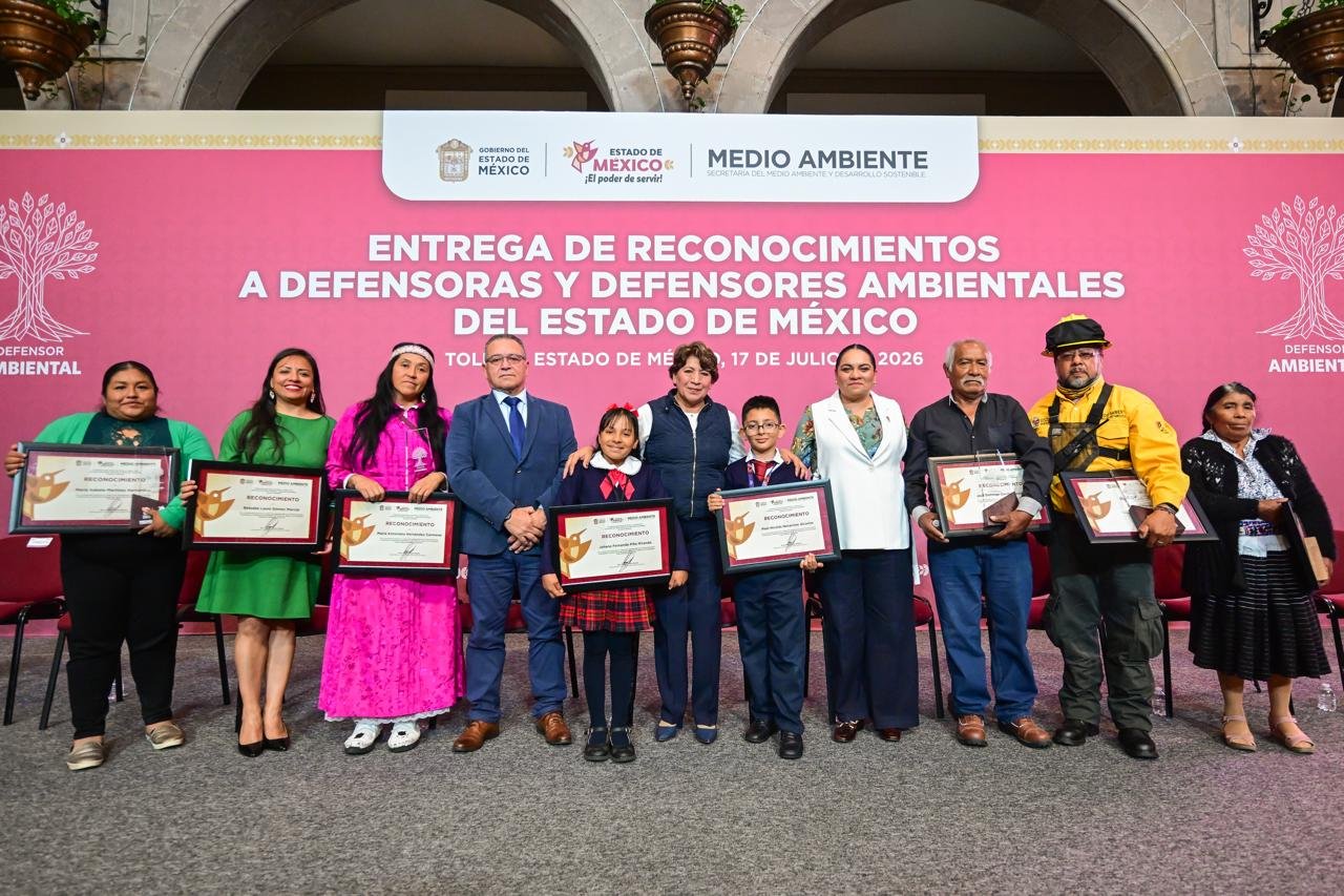Galardonan a 18 defensores ambientales del Estado de México