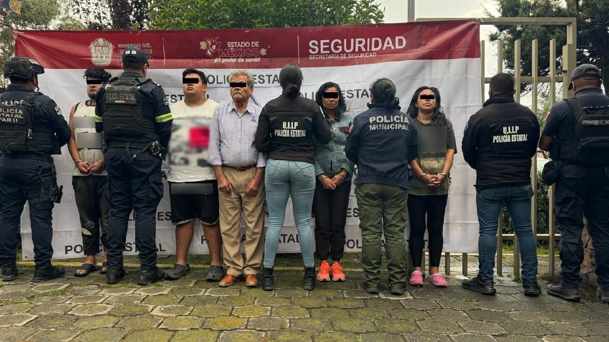 Capturan a cinco extorsionadores, presuntos miembros de ‘La FM’, en San Mateo Atenco