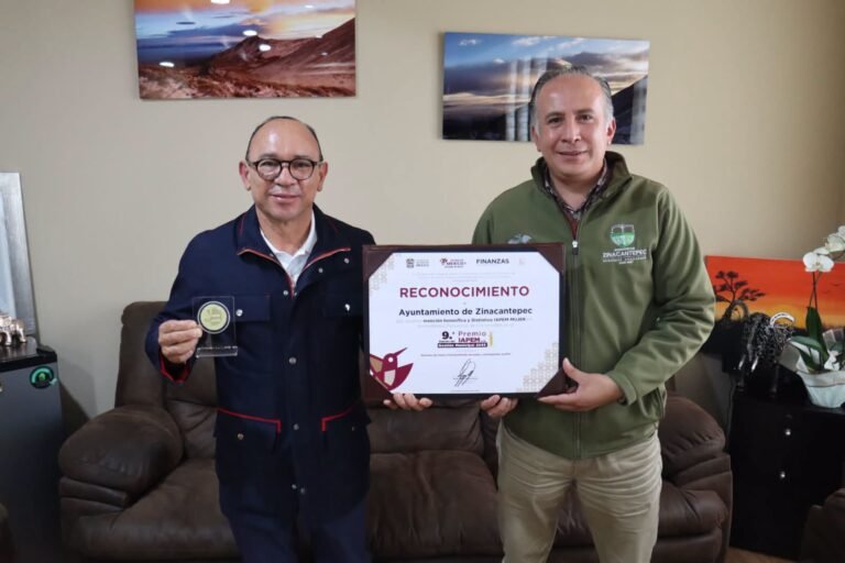 Zinacantepec recibe Mención Honorífica del Premio IAPEM a la Gestión Municipal 2026