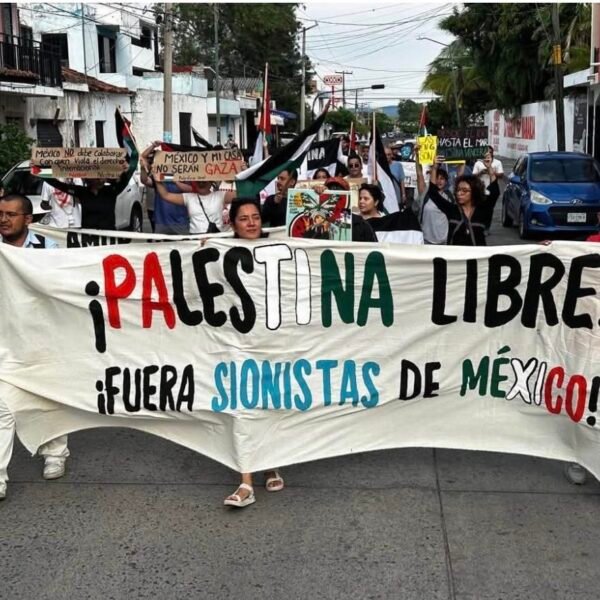 Acuerdo con Israel por el agua en Chihuahua detona que México vuelva a salir a las calles en solidaridad con Palestina