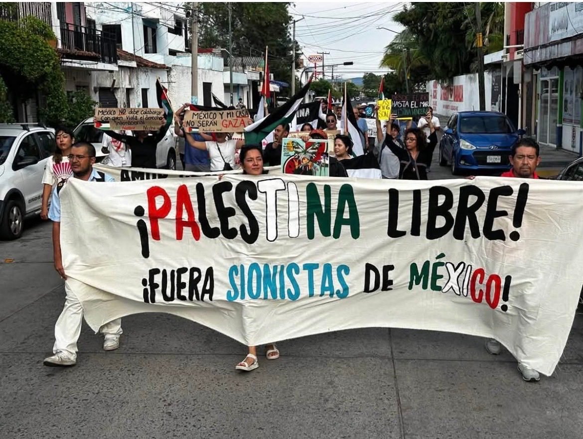 Acuerdo con Israel por el agua en Chihuahua detona que México vuelva a salir a las calles en solidaridad con Palestina