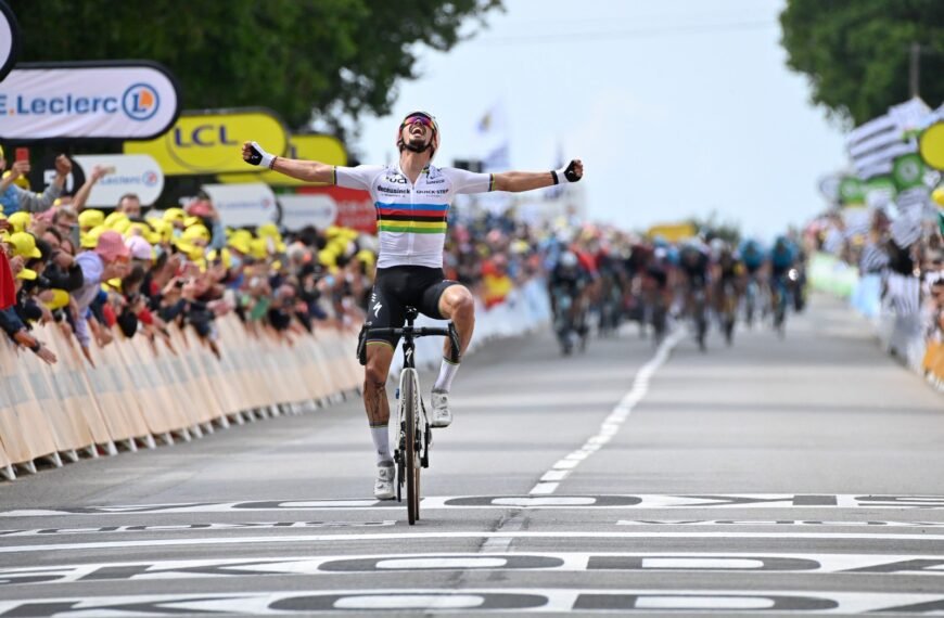 Julian Alaphilippe, el último romántico del ciclismo, anuncia su retiro en medio de elogios