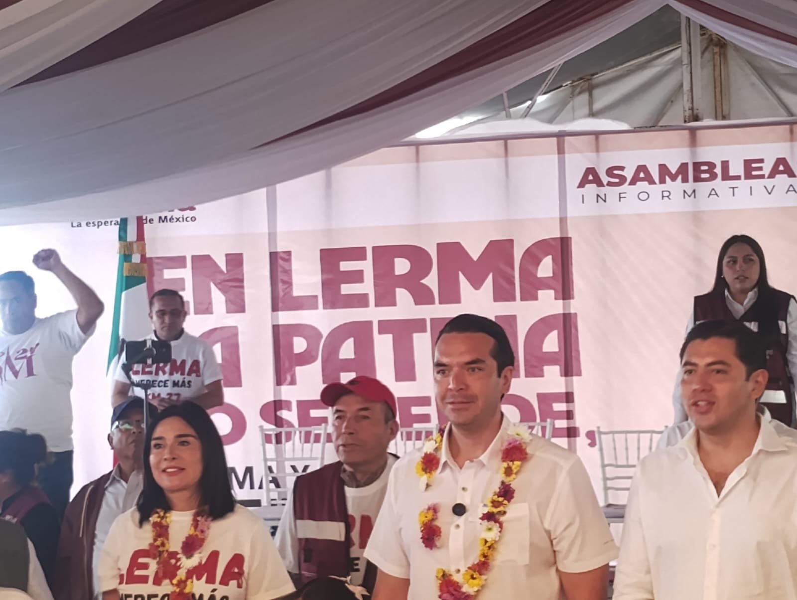 Kalid Mohamed destaca defensa del agua y la soberanía en Lerma