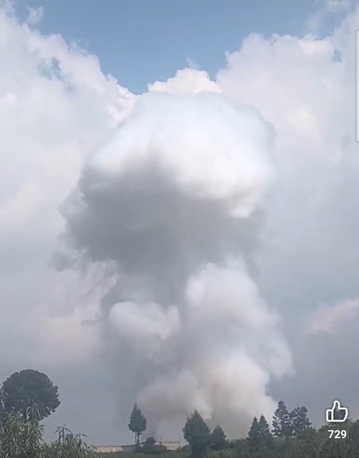 Explosión en taller de pirotecnia deja un joven sin vida en Zinacantepec