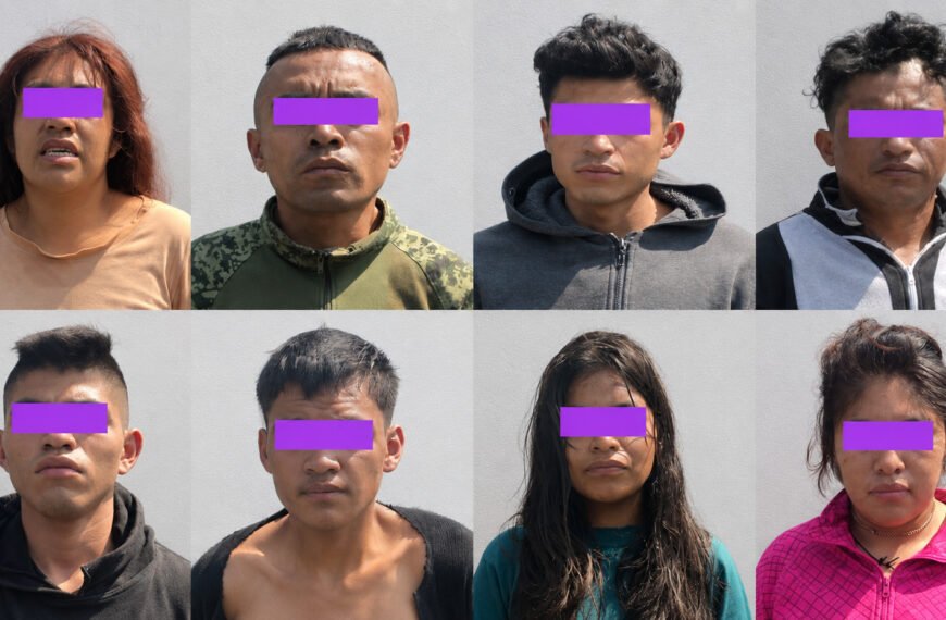 Capturan en #Naucalpan a 8 presuntos implicados en homicidio