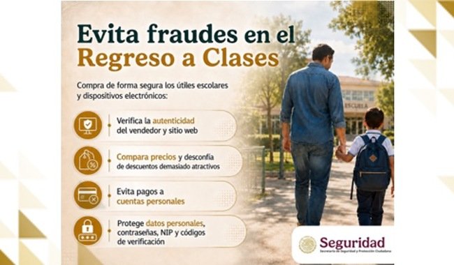 SSPC alerta por fraudes digitales durante el regreso a clases