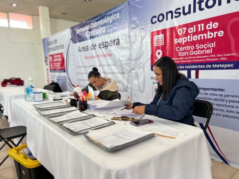 Metepec ofrece jornada odontológica gratuita del 7 al 11 de septiembre