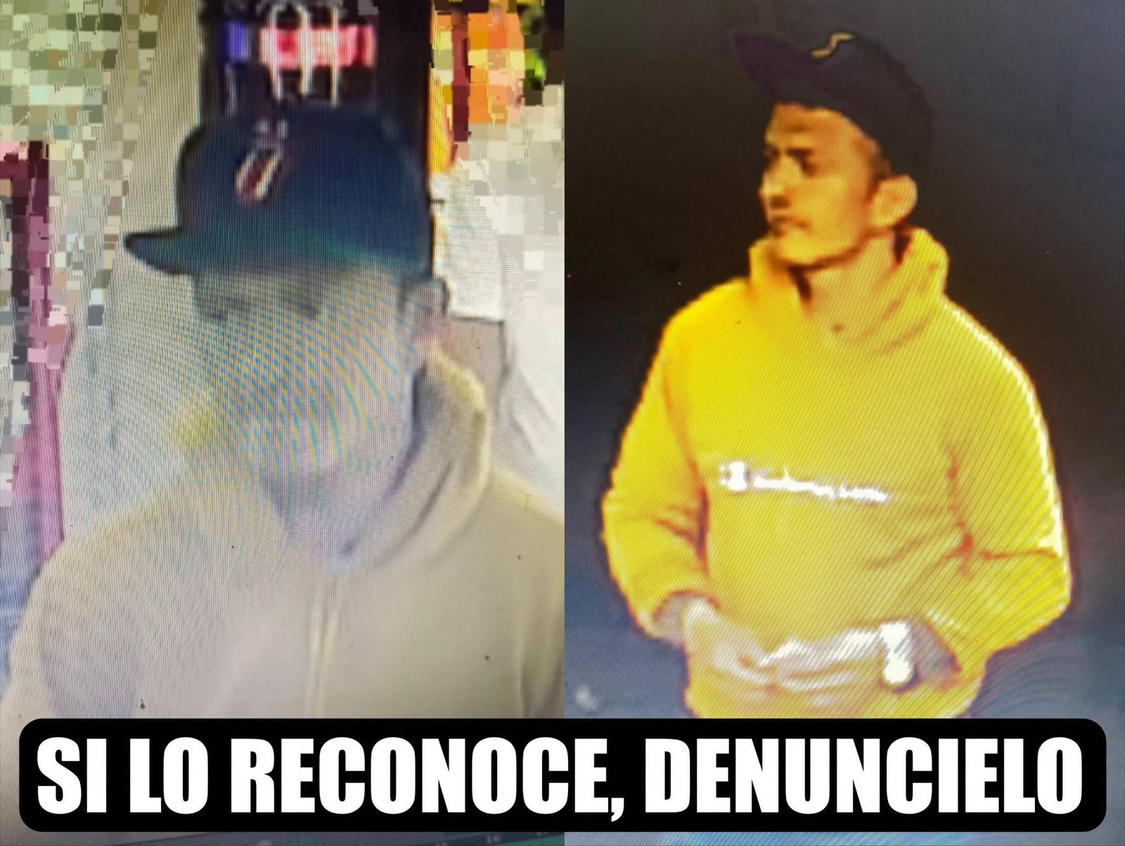 Piden ayuda para identificar a sujeto que asaltó tienda 3B en Almoloya de Juárez