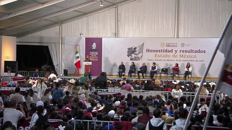 EN VIVO: Informe regional de Claudia Sheinbaum en Toluca