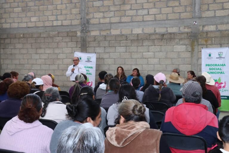 Zinacantepec realiza tercera entrega del programa “Juntos, Repartiendo Logros” en San Juan de las Huertas