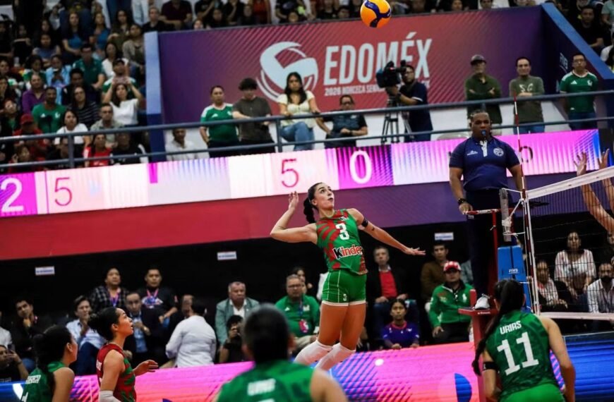 México conquista la plata en campeonato internacional de voleibol en Zinacantepec