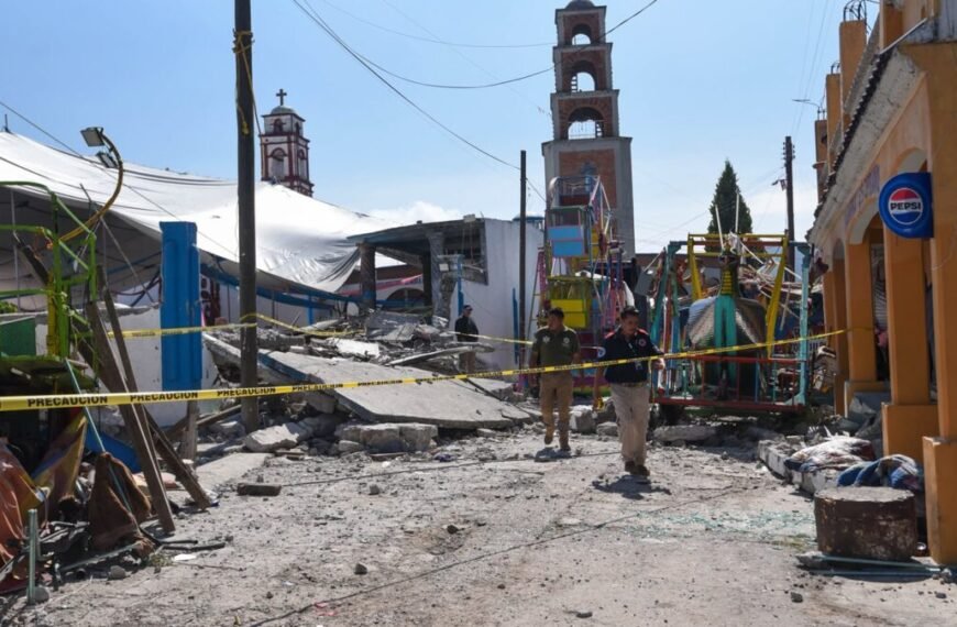 5 personas continúan hospitalizadas por explosión de pirotecnia en Temascalcingo