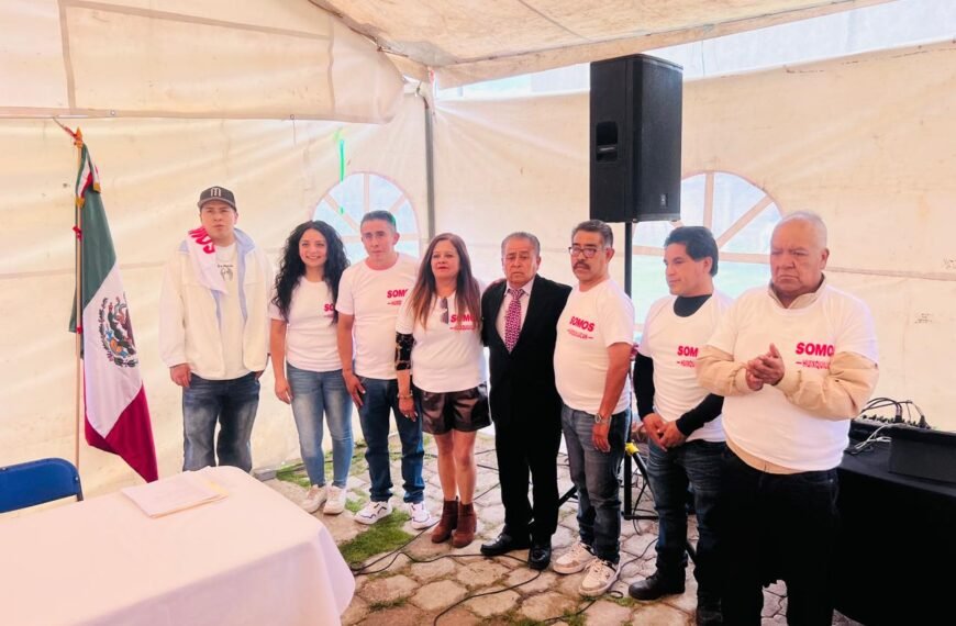 Álvaro Rojas encabeza nueva dirigencia de SOMOS en Huixquilucan