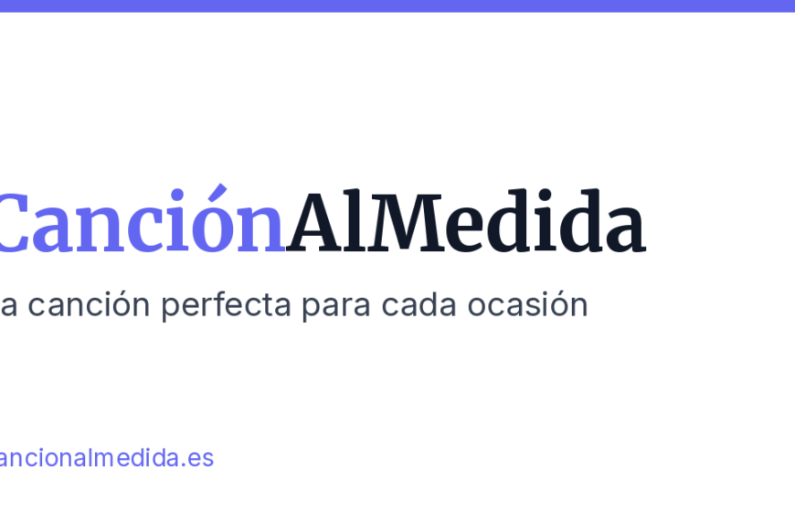 CanciónAlMedida presenta un generador de canciones con IA para regalar una canción personalizada en pocos minutos