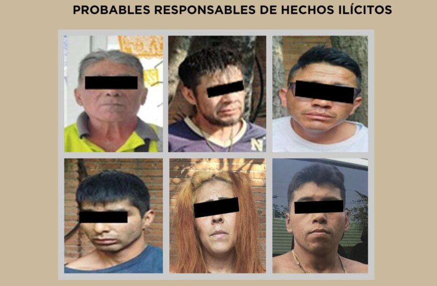 Detienen a seis personas en Valle de Chalco tras hallazgo de dos cuerpos en San Miguel Xico