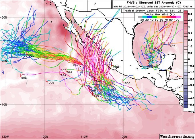 Huracán Rachel se aleja, pero detrás se está formando una potencial tormenta mucho peor, y que podría impactar en México: Simón