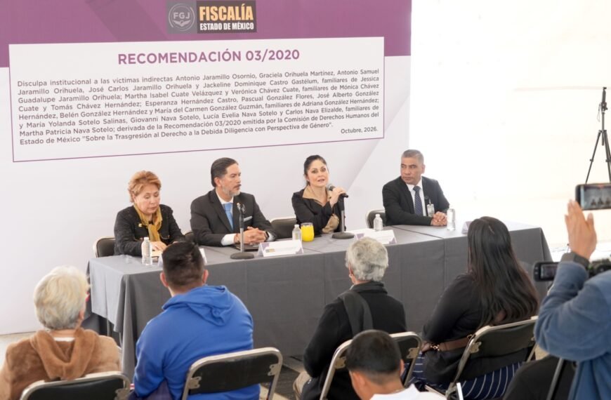 Fiscalía del Edomex ofrece disculpa pública a familias de víctimas del multifeminicida de Toluca, casi seis años después