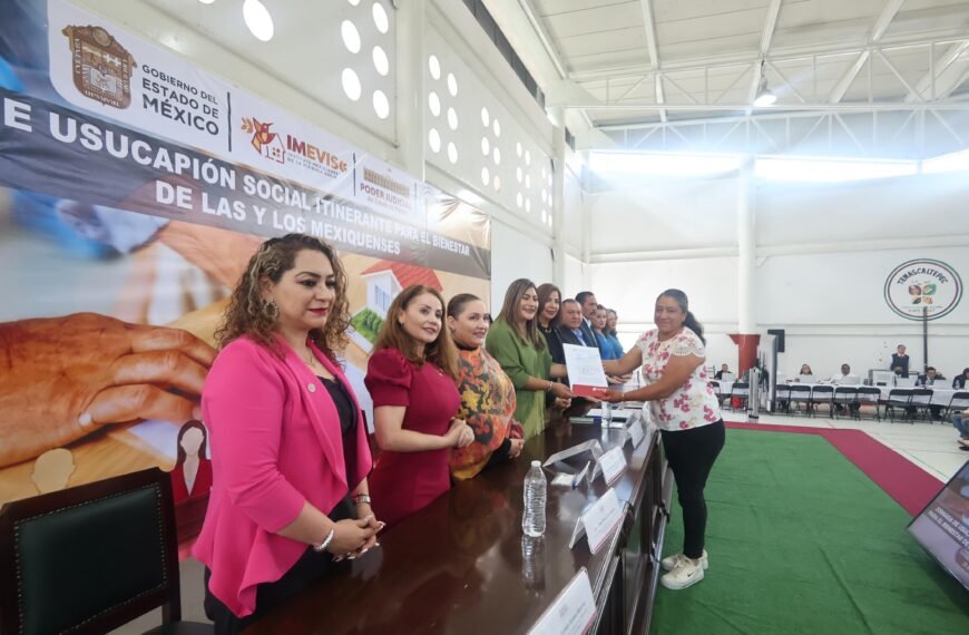 212 familias del sur del Edoméx obtienen títulos de propiedad mediante usucapión