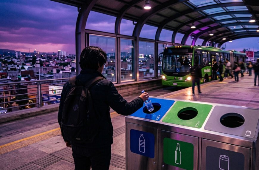 Avanza propuesta para instalar sistemas de reciclaje en transporte público del Edoméx