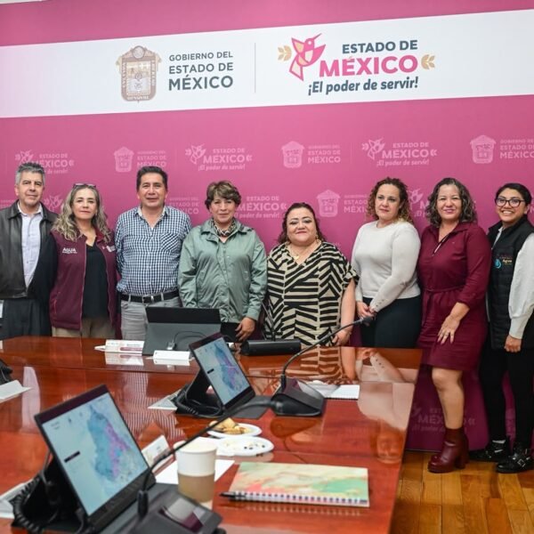 Gobernadora Delfina Gómez revisa proyectos para sanear río y recuperar las Ciénegas de Lerma
